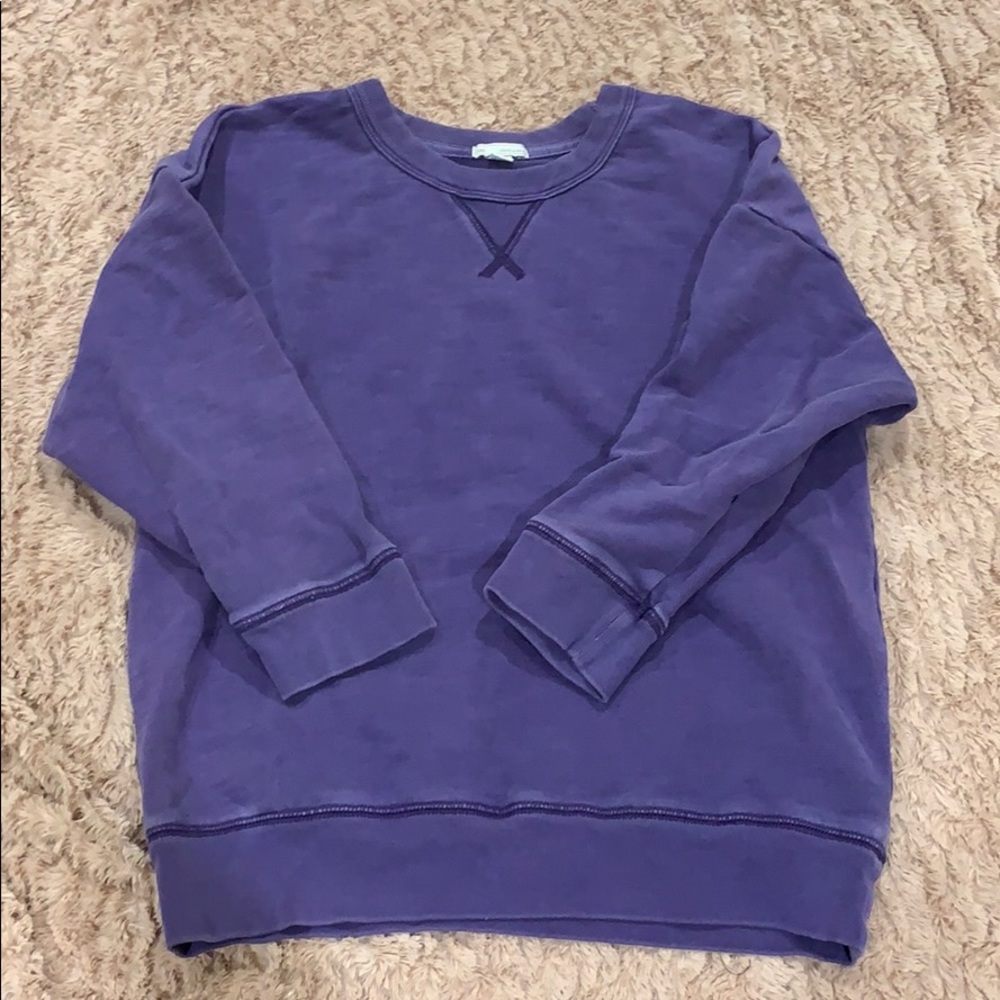 Gap - vintage purple crop sweater